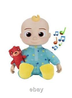 CoComelon Plush Musical Bedtime JJ Doll & Teddy BEAR YouTube Sings