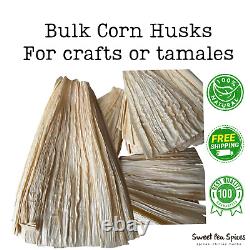 Corn Husk 1-50 lbs Husks for Tamales / Corn Dolls / Wreaths / Christmas Tamale