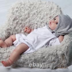 Cosdoll 16.5Cute Girl Reborn Baby Doll Full Body Silicone Real Touch Xmas Gifts