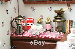 DIY Handcraft Miniature Project Kit The Star Coffee Bar Music Wooden Dolls House