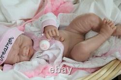 DREAMER BABY GIRL! Berenguer Life Like Reborn Preemie Pacifier Doll + Extras