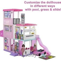 Deluxe Barbie Special Edition 60th Dream House Playset with 2 Dolls, Barbie, Car