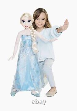 Disney Frozen Disney Huge Elsa Doll Ice Powers & Music Playdate Doll 32 Inches