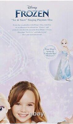 Disney Frozen Disney Huge Elsa Doll Ice Powers & Music Playdate Doll 32 Inches