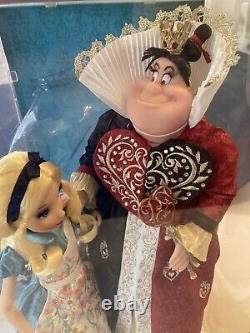 Disney Store Alice & Queen of Hearts Fairytale Designer Limited Edition Doll Set