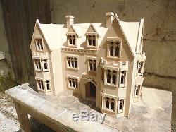 Dolls House 1/12 Scale Large House The Draycott Gothic Manor 4ft wide KIT by DHD