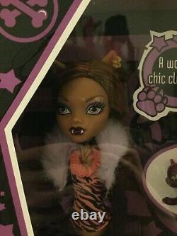 First Wave Clawdeen Wolf Doll Monster High 2009 Original New in Box never opened