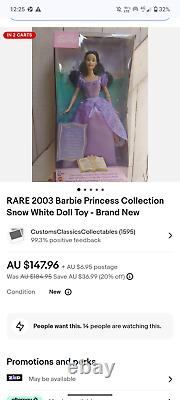 For Malina Barbie Fairytale Princess Collection Dolls X 5