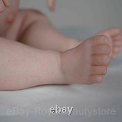Full Body Silicone New Born Baby Girl Drink and Wet 47cm Reborn Dolls for Gift