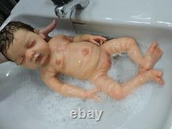 Full Body Soft Solid Silicone Baby doll 21 boy REBORN SILICONA fluids