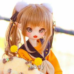 Gift 1/4 BJD SD Dolls Baby Cute Girl Ball Jointed Doll Eyes Face Makeup FULL SET