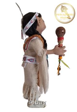 Gnome hopi indian fantasy doll