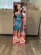 Huge 28 Tall Barbie Best Fashion Friend Doll With Orange Necklace & Purse