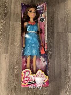 Huge 28 Tall BARBIE Best Fashion Friend Doll with Orange Necklace & Purse