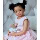 Huge 30inch Finished Reborn Dolls Baby Girl Toddler With Hand-rooted Curly Hair