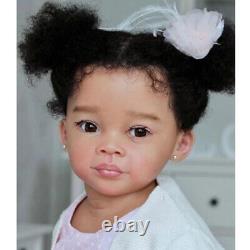 Huge 30inch Finished Reborn Dolls Baby Girl Toddler With Hand-Rooted Curly Hair