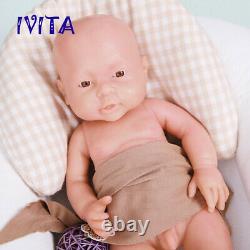 IVITA 16'' Full Body Silicone Reborn Doll Lifelike Baby BOY 2200g Xmas Gift Toy