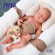 Ivita 18'' Full Body Soft Silicone Realistic Doll Eyes Closed Reborn Baby Boy