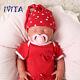 Ivita 18'' Full Soft Silicone Reborn Baby Doll Girl Eyes-closed Holiday Gifts