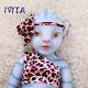 Ivita 18'' Soft Silicone Reborn Doll Amber Eyes Girl Realistic Fairy Baby Infant