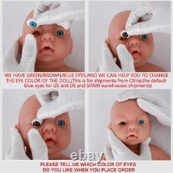 IVITA 19inch 3700g 100% Full Body Silicone Reborn Baby Girl Doll Newborn Toys