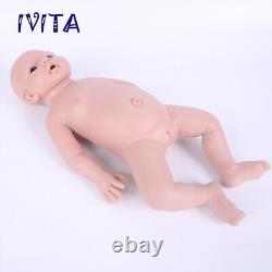 IVITA 20'' Adorable Silicone Baby Girl Doll Floppy Squishy Silicone Reborn Doll