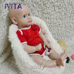 IVITA 21'' Vivid Soft Silicone Reborn Baby Girl 9.24lbs Doll Kids Xmas Gift Toy