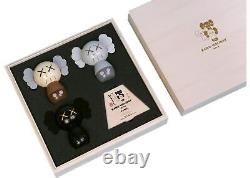 Kaws Kokeshi Doll Set KAWSHOLIDAY JAPAN Brand New In Box