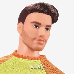 Ken Doll, Barbie Looks, Brown Hair with Beard, Color Block Tee