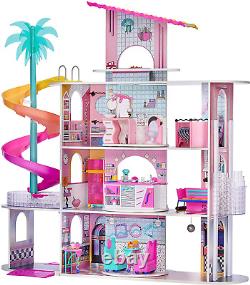 LOL Surprise OMG House of Surprises New Wood Dollhouse (Dolls sold separately)