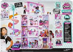 LOL Surprise OMG House of Surprises New Wood Dollhouse (Dolls sold separately)