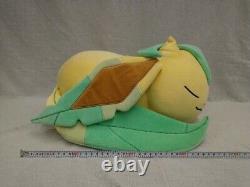 Leafia Pokemon Center Original Plush doll Toy Sleeping Big stuffed Leafeon