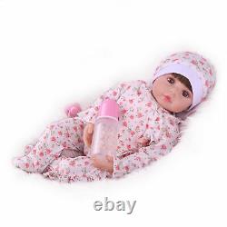 Lifelike Reborn Baby Doll Toddler Newborn Vinyl Silicone Girl Doll Birthday Gift