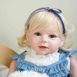 Lifelike Reborn Dolls 28 Silicone Vinyl Baby Reborn Toddler Girl Doll Soft Body