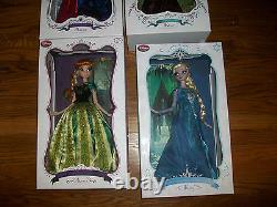 Limited Edition November Disney Anna and Elsa Frozen Doll 17 LE 2500
