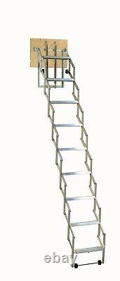 Loft Ladder Concentina Style Alufix, 3 Models Available