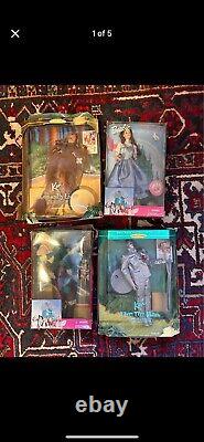 Lot Of 4 Barbie Wizard Of Oz BNIB