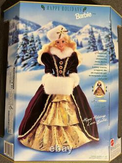 Mattel 1996 Happy Holidays Barbie Doll Brand New with Factory Seal