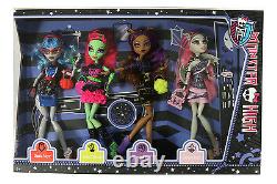 Mattel Monster High NACHTSCHWÄRMER 4 Puppen BBR96 OVP Weihnachtsgeschenk