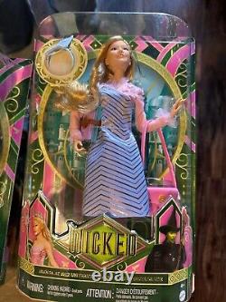 Mattel Wicked Dolls Set- Rare URL Misprint GLINDA ELPHABA NESSAROSE