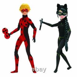 Miraculous Ladybug LADY NOIRE and MISTER BUG Doll EXCLUSIVE Set Noir 2021