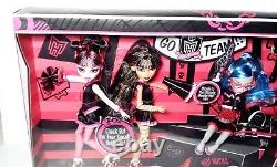 Monster High Fearleading 3 Pack Draculaura Ghoulia Cleo Dolls Mattel NEW