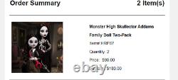 Monster High Skullector Addams Family Doll Two-Pack CONFIRMED Pre Sale