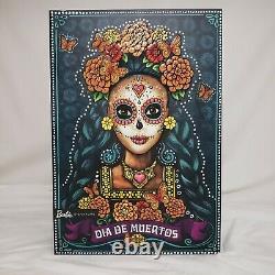 NEW 2019 Barbie Dia De Los Muertos Collectible Doll with Cert of Authenticity