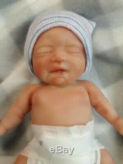NEW 7 Micro Preemie Full Body Silicone Baby Girl Doll Madison