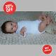 New45cm 3d Marble Texture Skin Veins Visible Soft Silicone Body Reborn Baby Doll