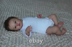 New45CM 3D Marble Texture Skin Veins Visible Soft Silicone Body Reborn Baby Doll