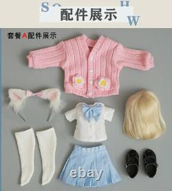 New 16 1/4 Handmade Resin BJD MSD Lifelike Dolls Joint Dolls Girl Gift Naiko