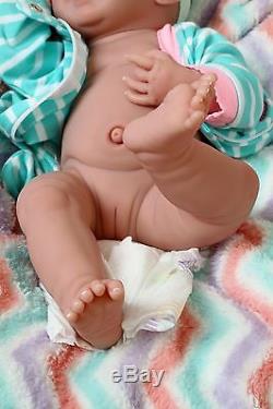 New Baby Girl Smiling Doll Real Reborn Berenguer 15 Inch Vinyl Life Like Alive