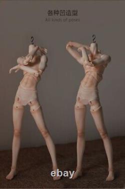 New Cute 1/4 Resin BJD MSD Dolls Body Joint Dolls Body Women Girl Gift 18'' 10